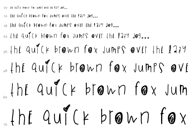 Black Mamba Dg font waterfall