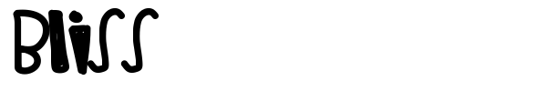 Bliss font