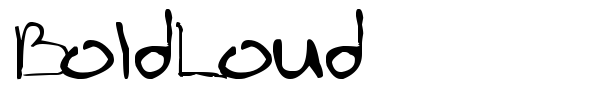 BoldLoud font