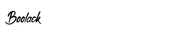 Boolack font