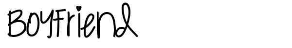 Boyfriend font