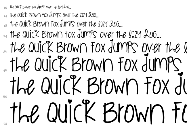 Boyfriend font waterfall