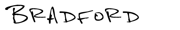 Bradford font