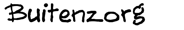 Buitenzorg font