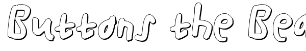 Buttons the Bear font preview