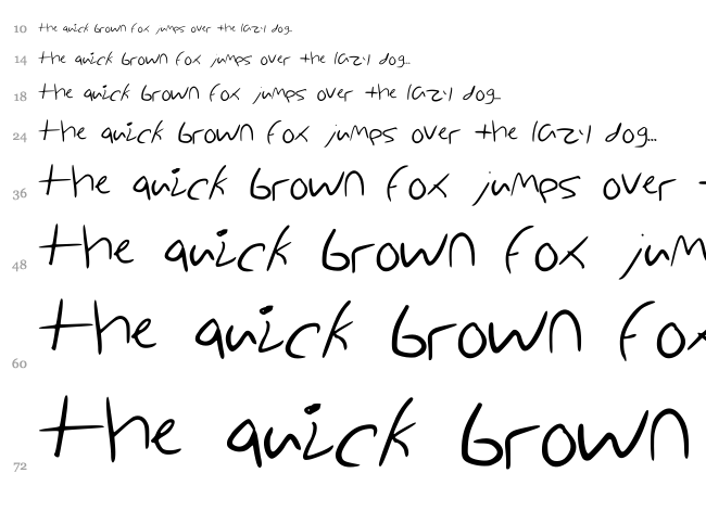 Cartoony Worldoz font waterfall