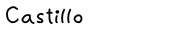 Castillo font