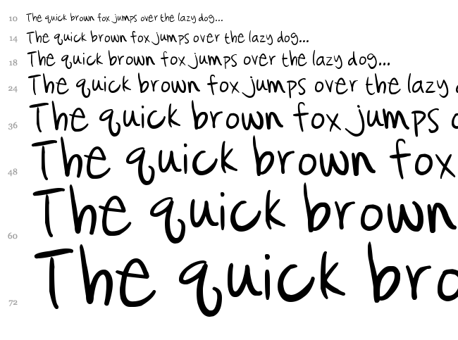 Cataclysmic font waterfall