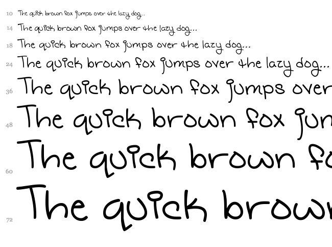 Catholic School Girls BB font waterfall