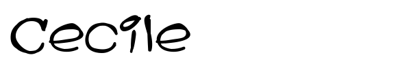 Cecile font