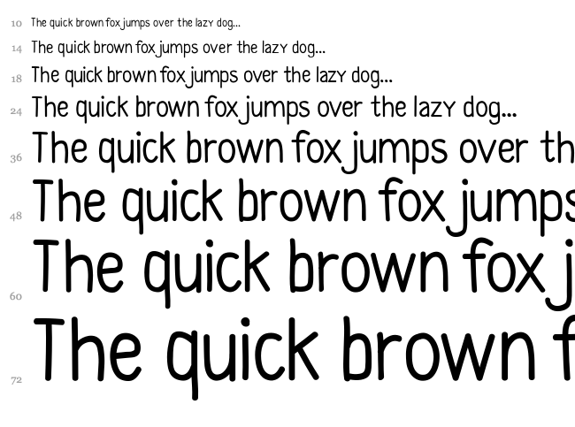 CF Second Son font waterfall