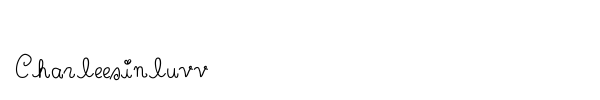 Charleesinluvv font