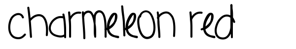 Charmeleon Red font