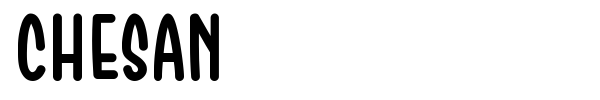 Chesan font