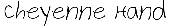 Cheyenne Hand font preview