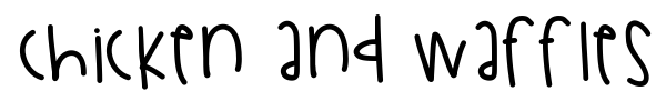 Chicken And Waffles font