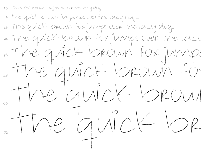 Chilly font waterfall