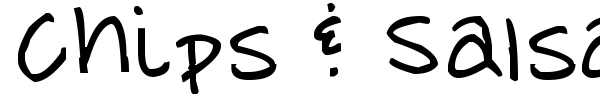 Chips & Salsa font
