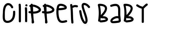 Clippers Baby font