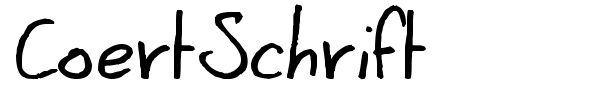 CoertSchrift font
