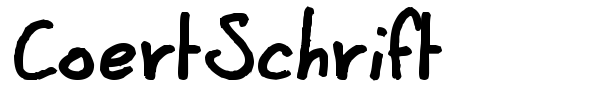 CoertSchrift font preview