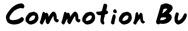 Commotion Business font