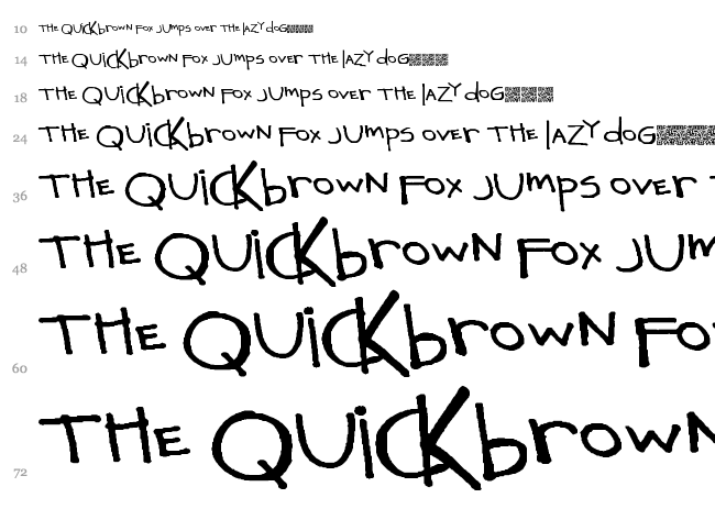 Company Problem font waterfall