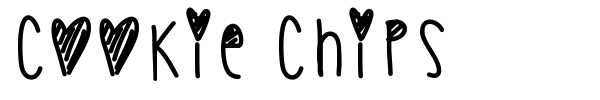Cookie Chips font