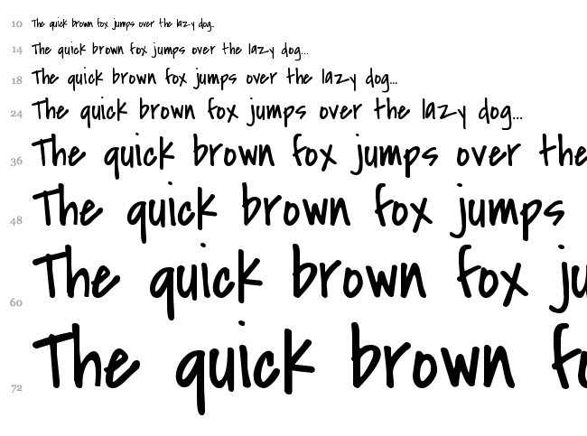 Covered By Your Grace font waterfall