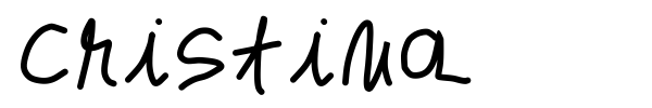 Cristina font