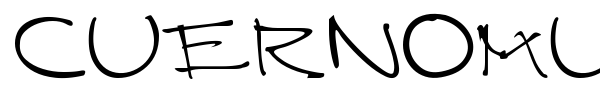 Cuernomuerto font
