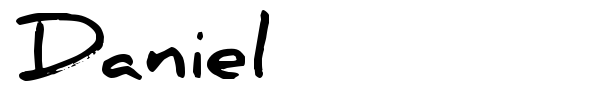 Daniel font preview