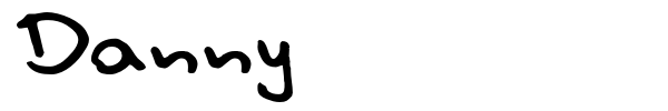 Danny font preview