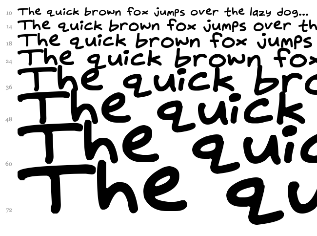 Daydreamer font waterfall