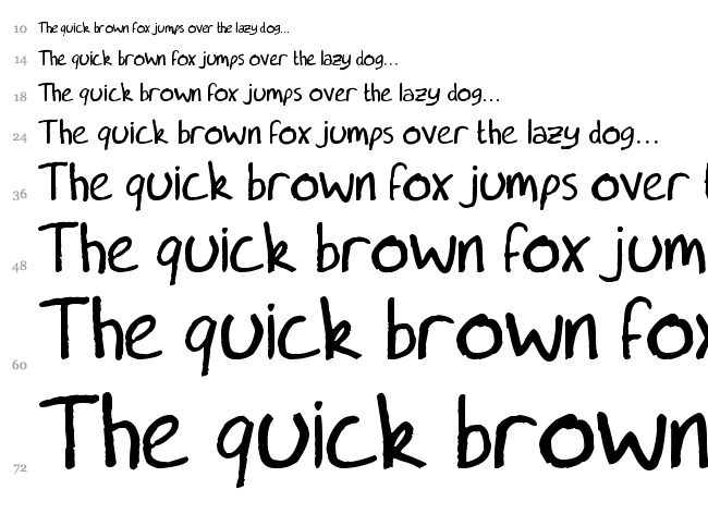 Dead Ends Lettering font waterfall