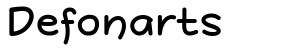 Defonarts font