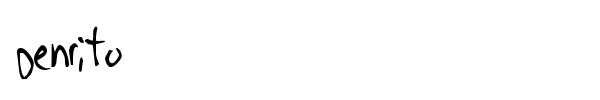 Denrito font