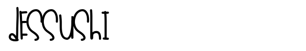 Dessushi font