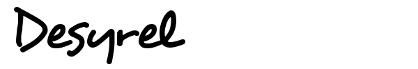 Desyrel font