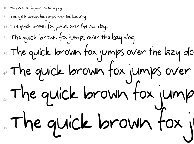 Dinosaur font waterfall