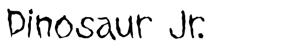 Dinosaur Jr. font