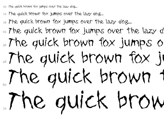 Dinosaur Jr. font waterfall