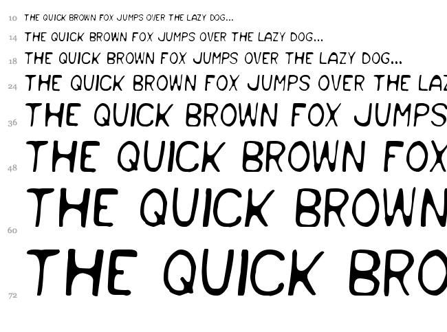 Diogenes font waterfall