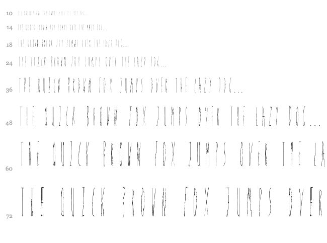 Discover Earth font waterfall