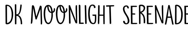 DK Moonlight Serenade font