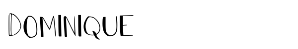 Dominique font