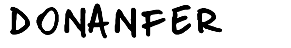 Donanfer font