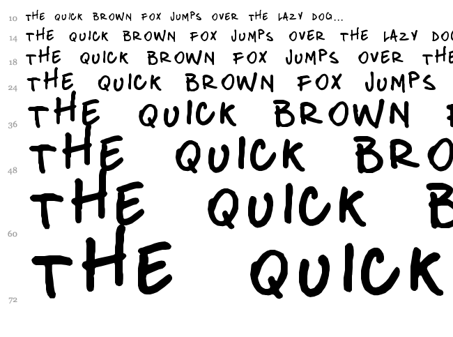 Donanfer font waterfall