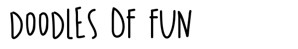 Doodles Of Fun font