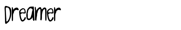 Dreamer font